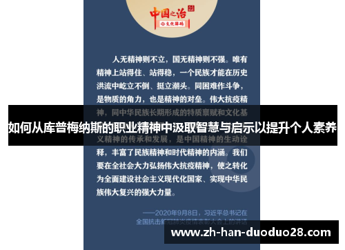 如何从库普梅纳斯的职业精神中汲取智慧与启示以提升个人素养
