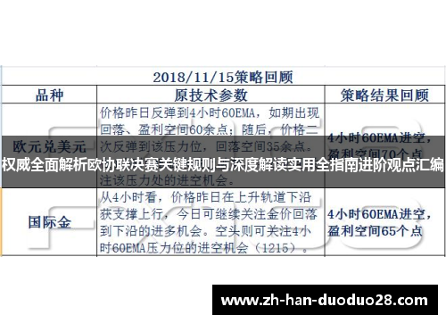 权威全面解析欧协联决赛关键规则与深度解读实用全指南进阶观点汇编 权威全面解析欧协联决赛关键规则与深度解读实用全指南进阶观点汇编